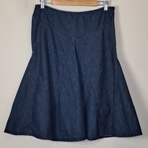 Lauren Jeans Co. Ralph Lauren Midi Jean Skirt Size 8
